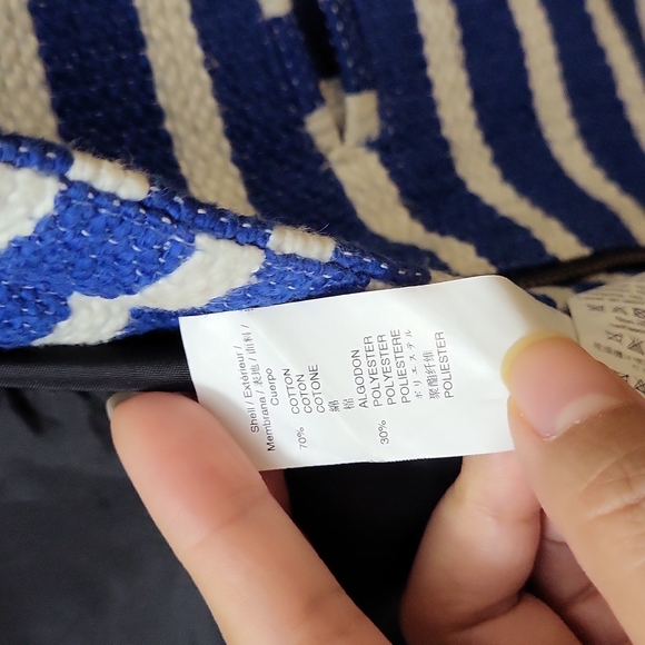 Gap blue and white stripe blazer - Picture 7 of 8